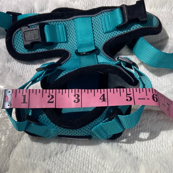 Teal Cat Harness and Leash Set - Picture 5 of 8